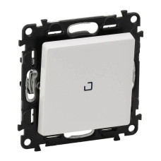 Переключатель одноклавишный Legrand Valena Life 10А 250В с подсветкой белый 752426