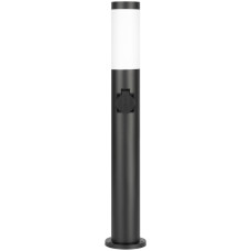 Ландшафтный светильник ЭРА Беллона GBF-103-1-BL-0650 230В Е27 IP54 черный с розеткой Б0071048