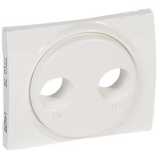 Лицевая панель Legrand Galea Life розетки TV-RD белая 771072