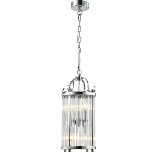 Подвесной светильник Crystal Lux Tadeo TADEO SP4 D200 CHROME/TRANSPARENTE