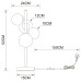Настольная лампа Arte Lamp Gemini A2243LT-4PB