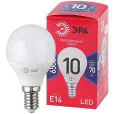 Лампа светодиодная Эра E14 10W 6500K LED P45-10W-865-E14 R Б0045354