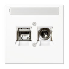 Розетка Smart TV Jung MMDLS4521WW
