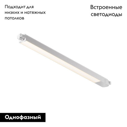 Трековый светильник Maytoni Basis TR000-1-24W3K-W