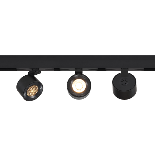Трековый магнитный светильник iLedex Vision 4822-010-D82-12W-38DG-4000K BK (WALL WASHER)