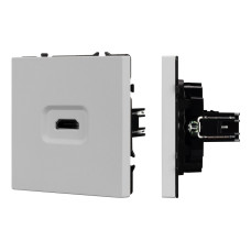 Механизм HDMI розетки Arlight SCT-NOBE-MHD1-SFPL-IS (Никель) 061845