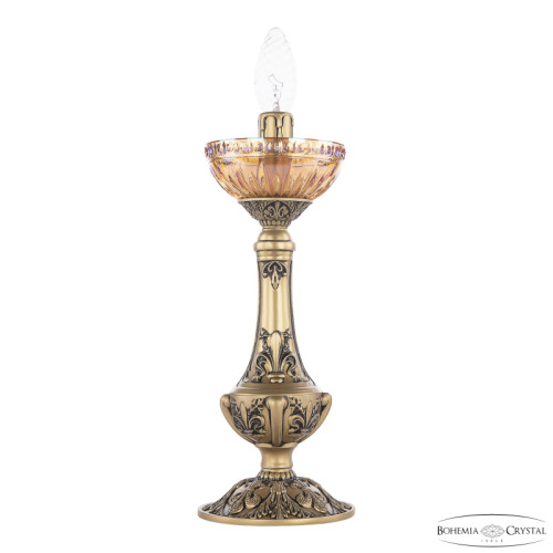 Настольная лампа Bohemia Ivele Crystal AL79100L/12 AGB P Shampan/M-1G