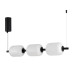 Подвесной светильник Arlight SP-CARAMELA-HANG-L720-12W Warm2700 (BK, 360 deg, 230V) (IP20, Натуральный шелк) 056885