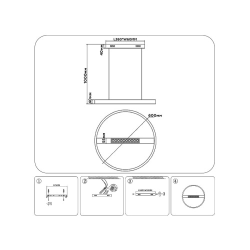 Подвесная люстра Ambrella Light Comfort LineTech FL51488