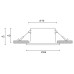 Встраиваемый светильник Hesby Lighting Nova HSBL_0178