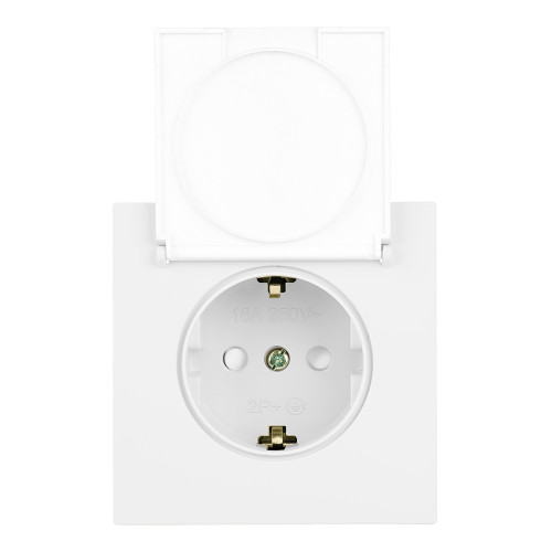 Розетка 1-местная Stekker 250В 16А Мия RST16-3112-01 50441