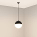 Подвесной светильник Arlight SP-EMISFERO-HANG-BUILT-R150-11W Day4000 (BK, 170 deg, 230V) 056591