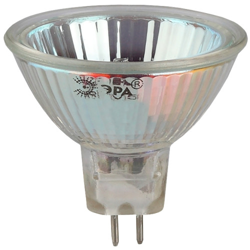 Лампа галогенная Эра GU5.3 35W 3000K GU5.3-JCDR (MR16) -35W-230V-CL C0027363