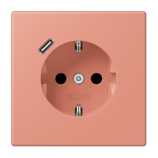 Розетка 2K+З USB Typ C Jung LC1520-18C233