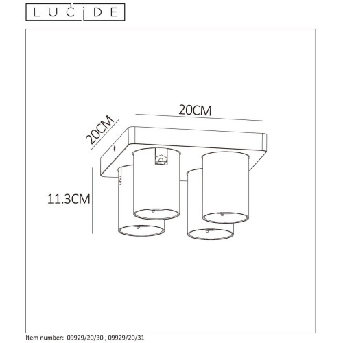 Спот Lucide NIGEL 09929/20/31