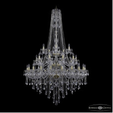 Подвесная люстра Bohemia Ivele Crystal 1415/20+10+5/400/h-182/3d G