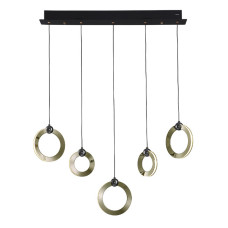 Подвесной светильник Lumien Hall Livin LH8028/5P-BK-SGD-PBK