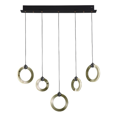 Подвесной светильник Lumien Hall Livin LH8028/5P-BK-SGD-PBK