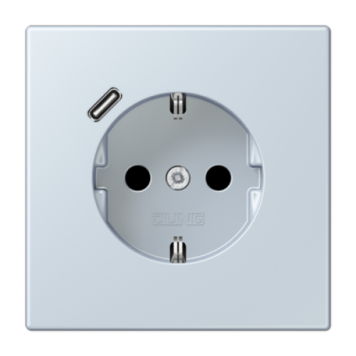 Розетка 2K+З USB Typ C Jung LC1520-18C209