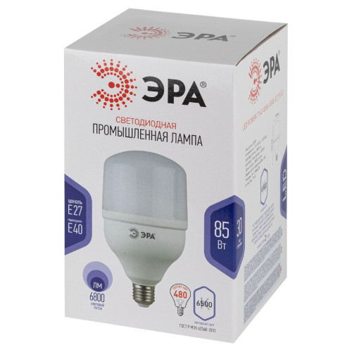 Лампа светодиодная Эра E40 85W 6500K LED POWER T140-85W-6500-E27/E40 Б0032088