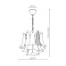 Подвесная люстра Modelux ML.6777.7P GD
