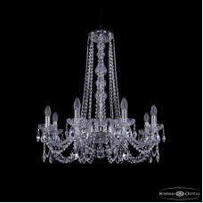 Подвесная люстра Bohemia Ivele Crystal 1402/8/240/h-73 Ni