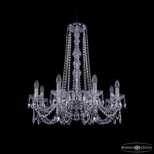 Подвесная люстра Bohemia Ivele Crystal 1402/8/240/h-73 Ni