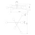 Потолочная люстра Eurosvet Netz 30181/6 черный Smart a062214