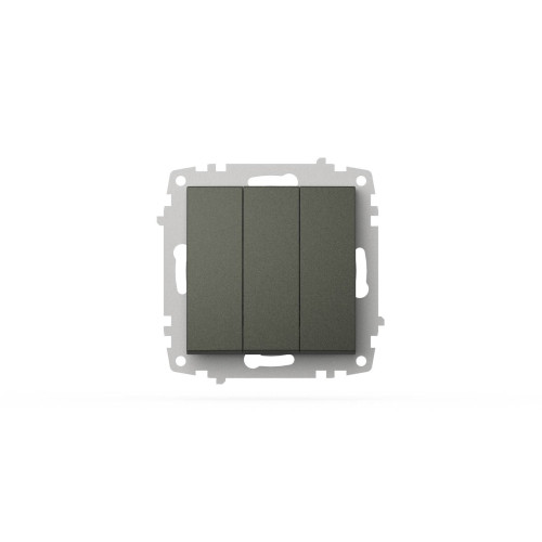 Выключатель трехклавишный ELBI Zena Vega 609-011100-254