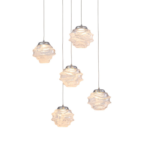 Подвесной светильник Delight Collection MD25030003 MD25030003-5A chrome/clear Подвесной светильник Delight Collection MD25030003 MD25030003-5A chrome/clear
