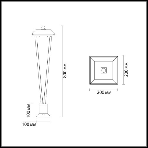Ландшафтный светильник Odeon Light Bearitz 6655/12GL