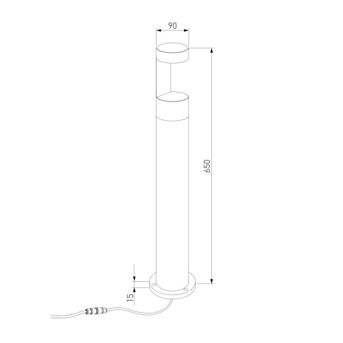 Ландшафтный светильник Elektrostandard Nimbus 35126/F черный 4690389175053