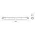 Линейный потолочный светильник Gauss Compact 843424336