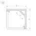 Алюминиевый профиль Arlight SL-KANT-H16-2000 WHITE 037117