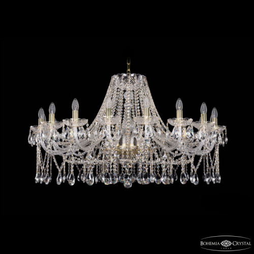 Подвесная люстра Bohemia Ivele Crystal 1413/18/400 G