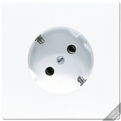 Розетка штепсельная Schuko Jung LS520-45NWW