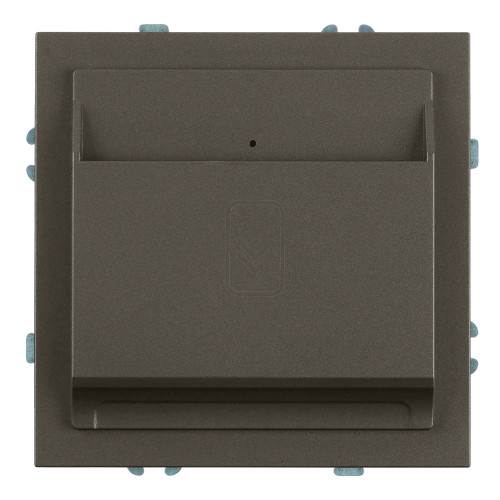 Выключатель карточный Stekker Эмили RSW40-5114-09 антрацит, soft touch 50701