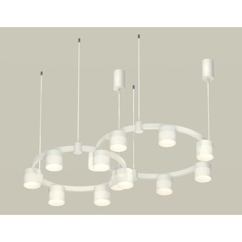 Комплект подвесного светильника Ambrella Light Techno Ring XR92081002 (A9208x2, C9236, C9231, N8402)