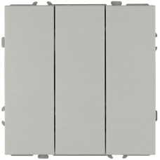 Выключатель Эра Galaxy 15-1107-03 тройной 10АХ-250В IP20 алюминий Б0070718