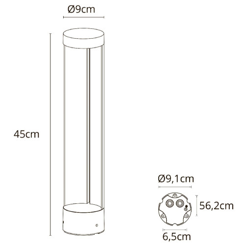 Ландшафтный светильник Arte Lamp New York A1645PA-1BK
