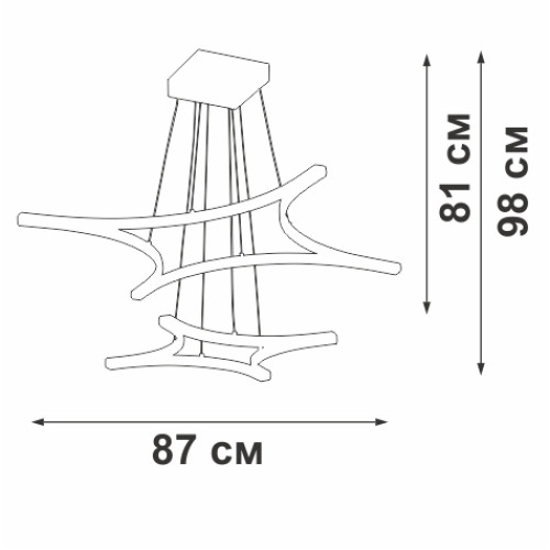Подвесной светильник Vitaluce V2511DT-0/4+4S Подвесной светильник Vitaluce V2511DT-0/4+4S