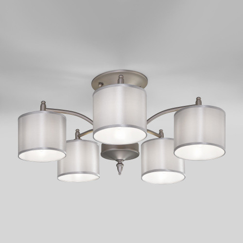 Потолочная люстра Eurosvet Adagio 60080/5 сатин-никель