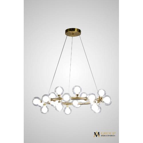 Подвесная люстра AM Group AM470 D500 POLISHED GOLD