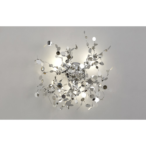 Настенный светильник Crystal Lux GARDEN AP-PL3 D400 CHROME