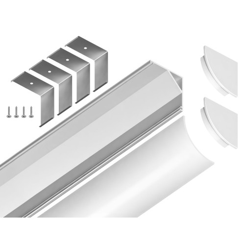 Алюминиевый угловой профиль Ambrella Light Alum Profile GP2100WH