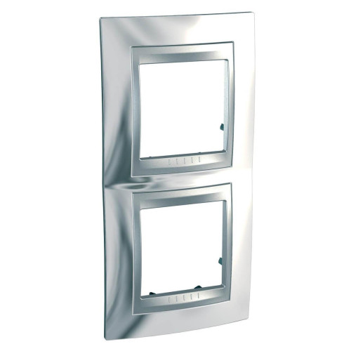 Рамка 2-постовая вертикальная Schneider Electric Unica Top MGU66.004V.010