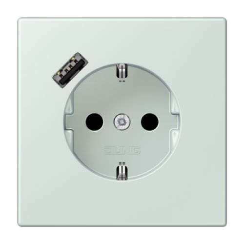 Розетка 2K+З USB Typ A Jung LC1520-18A215