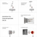Подвесная люстра Eurosvet Planet 70146/6 черный Smart a062030