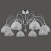Люстра на штанге ILLUMICO ILLUMICO IL0495-8CSQ-25CH ELITE