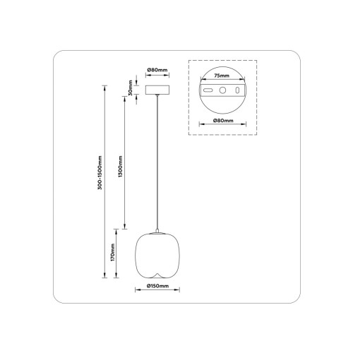 Подвесной светильник Ambrella Light High Light Modern LH11091